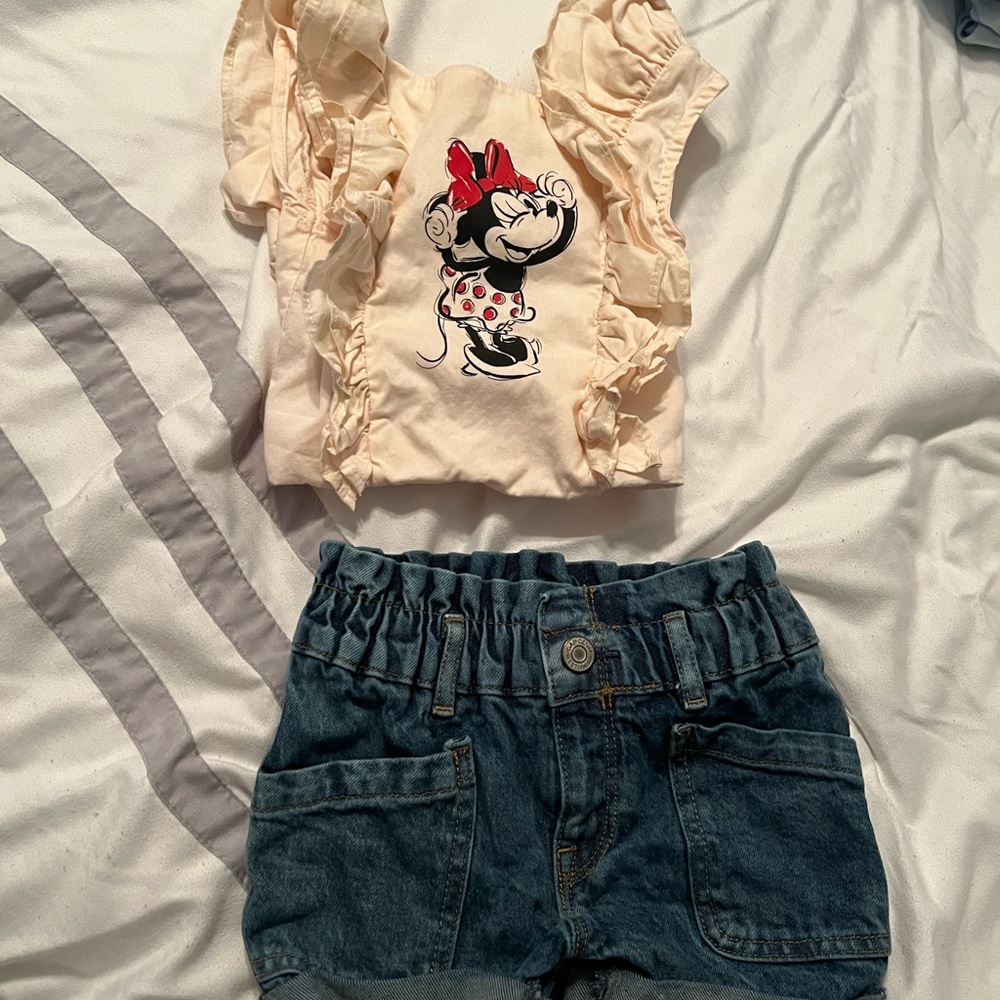 Minnie Mouse Toddler Girl Set